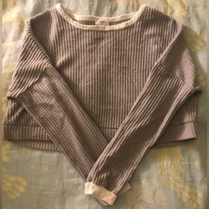 forever 21 waffle sweater - women’s extra small